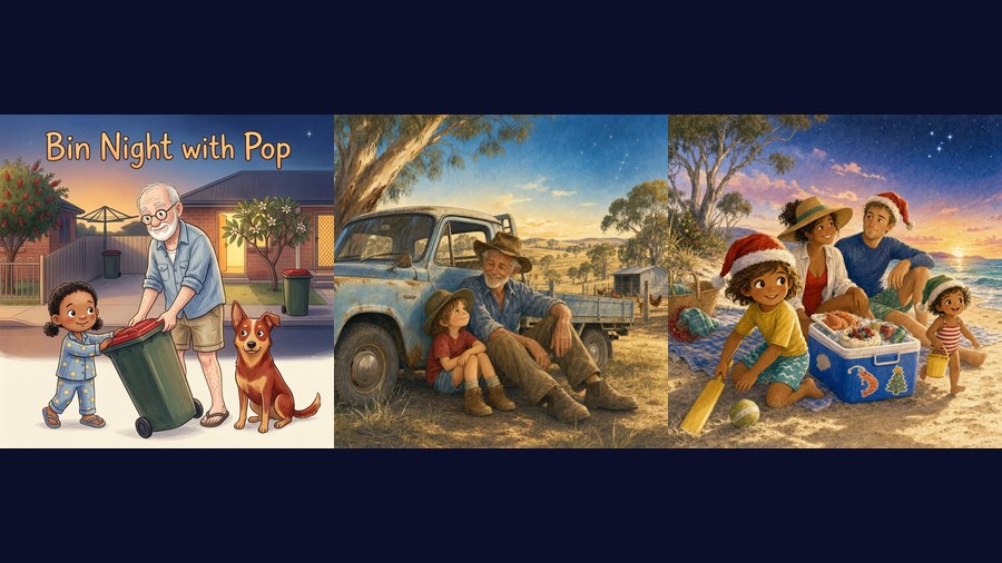 Three picture books from the free StoryLink library